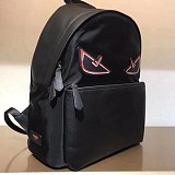 世界中で大人気♪フェンディ バックパック 偽物 ブラックナイロン★バッグ バグズアイ fee98237
