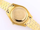 希少色 ロレックス 時計 スーパーコピー デイデイト 39MM メンズ シャンパン 全面ダイヤド roh66055