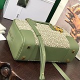 累積売上総額第１位！ロエベ アマソナ 28 ジャカード&カーフ ハンドバッグ 偽物 lom99170