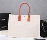 人気No1【サンローラン トートバッグ 偽物】リヴ・ゴーシュ コーテッドリネントートバッグ 49929096N9D1070 Saw80009