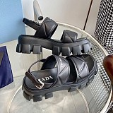 人気No1プラダ ナッパ レザー スポーツ サンダル コピー 靴 pus98576