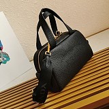 人気No1プラダ レザー トップハンドル ハンドバッグ コピー 1BB078 pup48638