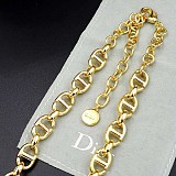 ★日本!!人気！ディオール CD NAVY ネックレス 偽物 deq89580