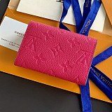 一目惚れ♪【ルイヴィトン】ポルトモネ ロザリ ミニ財布 レザー 偽物 vuk21263