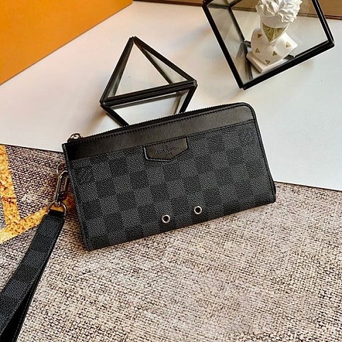 日本未入荷 ルイヴィトン 財布 偽物・ジッピー・ドラゴンヌ ダミエ N60379