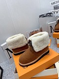 ★日本!!人気！ルイヴィトン☆ピロー ライン アンクルブーツ ラムレザー vuw79199