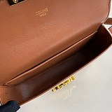 送料込 ★セリーヌ ショルダーバッグ コピー トリオンフ カーフスキン キャンバス トリオンフ Ceq03699