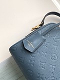★関税/送料込★ルイヴィトン スーパーコピー スピーディバンドリエール25/30★デニムブルー アンプラント ハンドバッグ vua95455