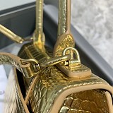 送料込バレンシアガ 偽物 クロコダイル型押し*HOURGLASS ハンドルバッグ S ban64547
