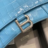 累積売上総額第１位！バレンシアガ クロコダイル型押し*HOURGLASS 偽物 ハンドルバッグ ban33405