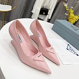 希少色 早い者勝ち♡プラダ トライアングルロゴ パンプス コピー 多色 pug46381