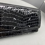 入手困難メゾンマルジェラ 偽物 クロコダイルプリントレザー チェーン ウォレット ショルダーバッグ Mak68036
