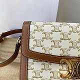 セリーヌ クラシック トリオンフバッグ 偽物 ホワイト 2サイズ 188882BZ401BC