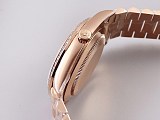 稀少 ロレックス 時計 スーパーコピー デイデイト 40mm ピンク メンズ roy75824