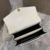 送料込【ブルガリ】新色! SERPENTI FOREVER 白 ナッパ ハンドバッグ Buy87368
