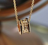 《大人気》お洒落に♪ ブルガリ ビーゼロワン ネックレス 偽物 AU750 Buu91715