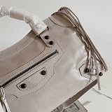 【即発】バレンシアガ☆クラシック シティバッグ 偽物☆グレー baq91083