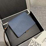 新色登場★ロエベ★コンパクト 偽物Trifold 三つ折りミニ財布 lol80670