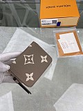 関税負担なし 流行ミニウォレット ルイヴィトン 偽物 ジッピー財布 ベージュ モノグラム アンプラント M69797
