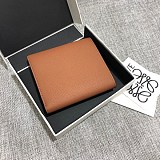 定番【ロエベ ウォレット パロディ】 アナグラム トリフォルド 6 cc ウォレット lok40945