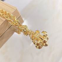 ギフトに最適 クロムハーツ ゴールドネックレス 偽物 フレアチャーム Kuo34731 ギフトに最適 クロムハーツ ゴールドネックレス 偽物 フレアチャーム Kuo34731
