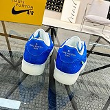 ルイヴィトン × ナイキ 偽物 エアフォース1 ロー バイ ヴァージル・アブロー "ホワイト/ブルー/フランス" nag33820