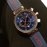 新作 ルイヴィトン タンブール 偽物 クロノグラフ 41mm vui59789