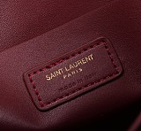 秋冬新作サンローラン ショルダーバッグ 偽物 カサンドラ ミニ トップ ハンドル バッグ レザー Sav75886