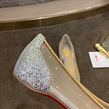 一目惚れ♪ルブタン Follies Strass 偽物 100mm ヌード ハイヒール Ruz28384