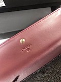 人気 シャネル キャビアスキン 偽物 ココマーク 二つ折り長財布 sho97441