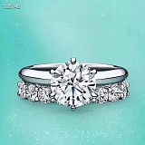 21-22AW【Twiceサナさん着用】ティファニー 偽物 Soleste 婚約指輪 リング Tit32122