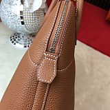 春もの新作 エルメス ボリード27 エトープ 偽物シルバー金具 erz05779