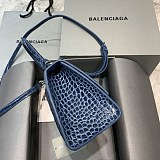 最安値挑戦バレンシアガ クロコダイル型押し*HOURGLASS 偽物 ハンドルバッグ bao32951