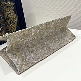 送料無料ディオール ブックトート 偽物 バッグ ミディアム ベージュ deu13333