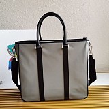 完売必至【プラダ】ナイロンxサフィアーノレザー トートバッグコピー puh65564