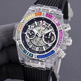 日本未入荷 ウブロ スーパーコピー 時計 ビッグバン ウニコ サファイア 限定生産500本 huh17273