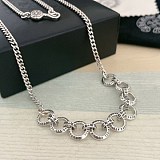 ☆超人気☆クロムハーツ ネックレス コピー ロールチェーン 925シルバー 16インチ Kuj28748