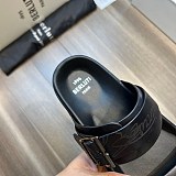 大人気!ベルルッティ 偽物 シフノス スクリットレザー サンダル bem05105