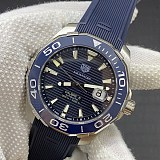 21-22AW タグホイヤー アクアレーサー 偽物 自動巻き ブルー ステンレス WAY201B.FT6150