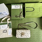 超希少！グッチ バレンシアガ 偽物〔GGマーモント〕ザ ハッカー プロジェクト スモールバッグ 443497UK5AT9099