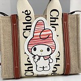 ☆超人気☆マイ メロディ for クロエ woody 偽物 スモールトートバッグ CHC23SS397J7369A CHC23SS39