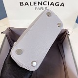 送料込バレンシアガ ヴィル コピー トップ ハンドル XS ハンドバッグ パープル＆グレー bat14171