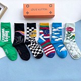 ルイヴィトン コピー ボックス入りソックス 6足 vuk08413