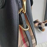 21AW新作【バーバリー トートバッグ コピー】スモールバナーバッグ ２ウェイ ハウスチェック Baq74092