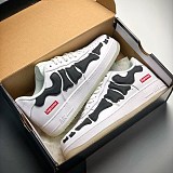 21SS シュプリーム x ナイキ 偽物 エアフォース 1 ロー スニーカー BQ7541