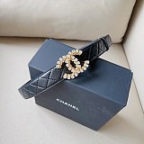 シャネル☆大人ラグジュアリー ベルト コピーカーフスキン 3.0cm shm17385