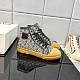 ★ロエベ 偽物★アナグラム ハイトップスニーカー キャンバス loo16437