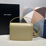 超希少！サンローラン ショルダーバッグ ボックスレザー サッチェルバッグ コピー Sau61821