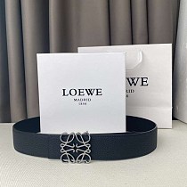21-22AW【ロエベ スーパーコピー】カーフレザー アナグラムバックルリバーシブルベルト loa10843