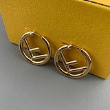 日本未入荷人気フェンディ ピアス ゴールド シルバー ローズピンク コピー few75006